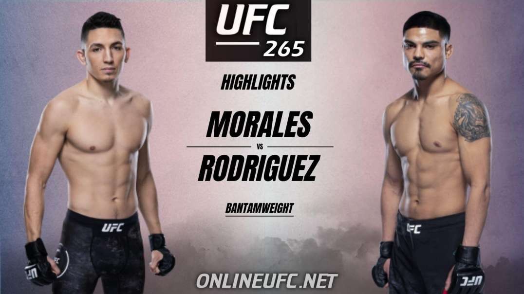 Vince Morales vs Drako Rodriguez Highlights 2021 | UFC 265