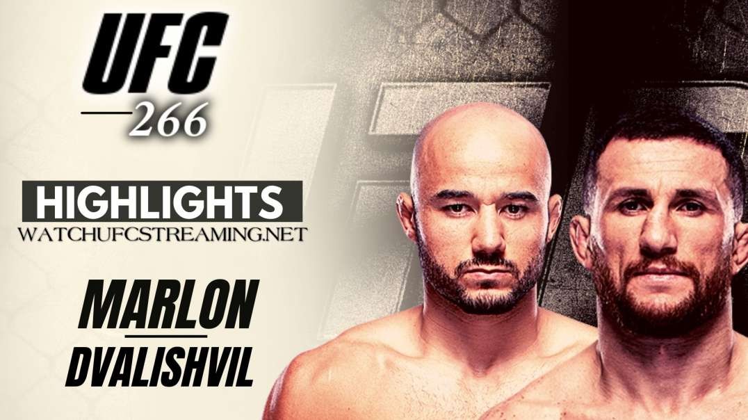 UFC 266 | Moraes vs Dvalishvili Highlights 2021