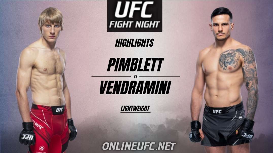 Pimblett vs Vendramini Highlights 2021 | UFC Fight Night