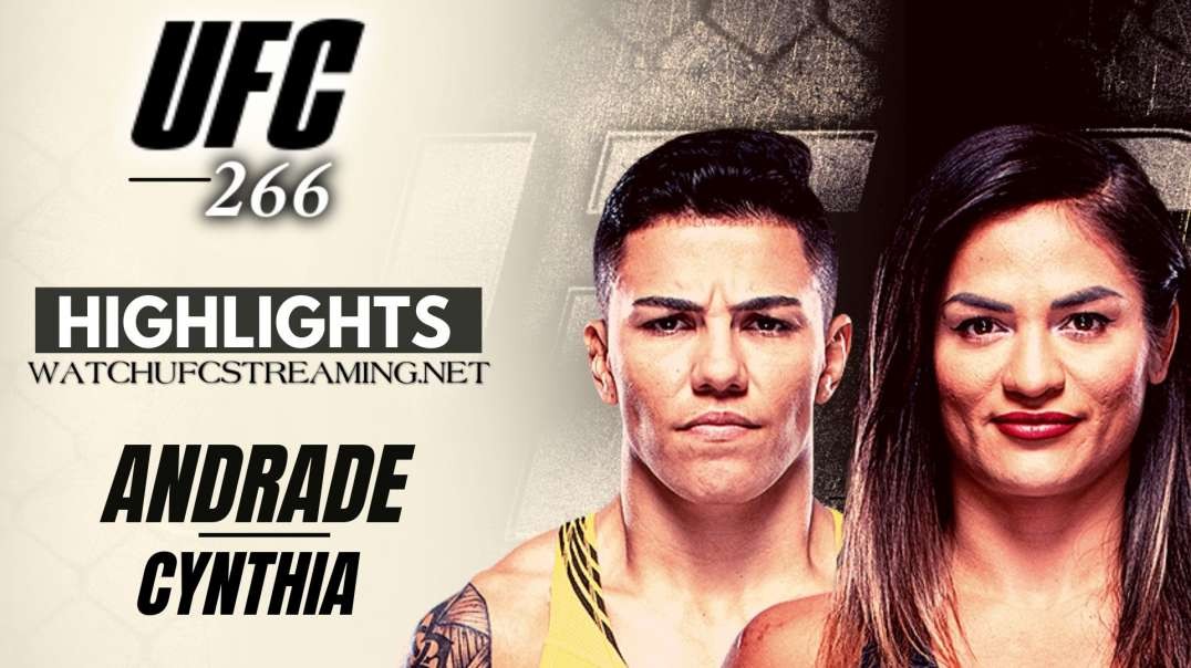 UFC 266 | Andrade vs Calvillo Highlights 2021
