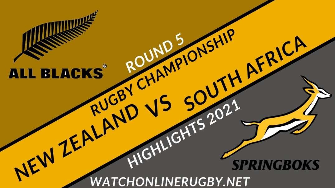 New Zealand vs South Africa RD 5 Highlights 2021 Rugby championship