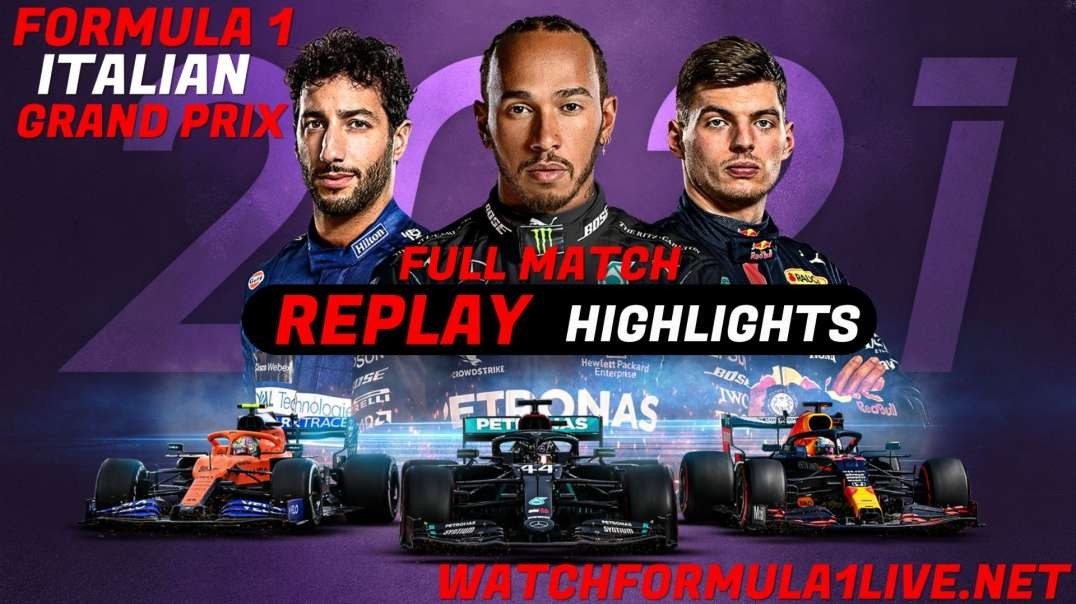 Formula 1 Italian Grand Prix Highlights 2021