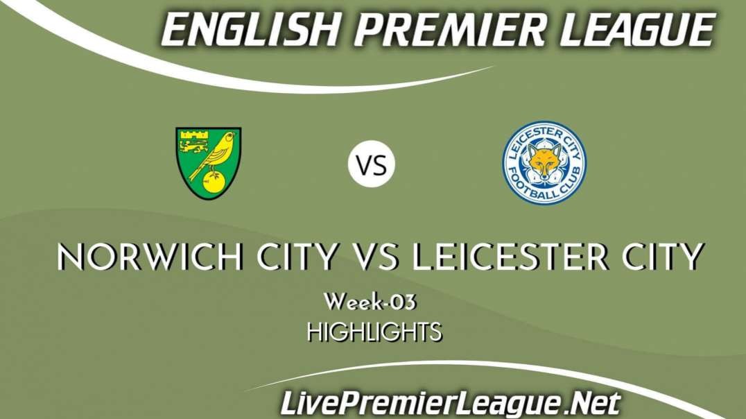 Norwich City Vs Leicester City Highlights 2021 | EPL Week 3