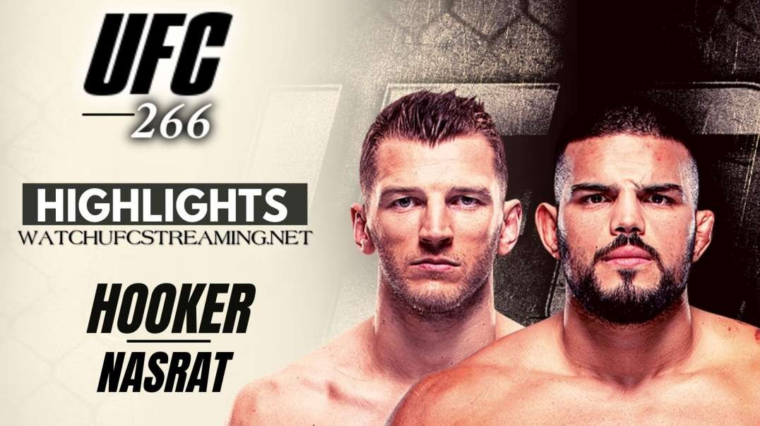 UFC 266 | Hooker vs Haqparast Highlights 2021