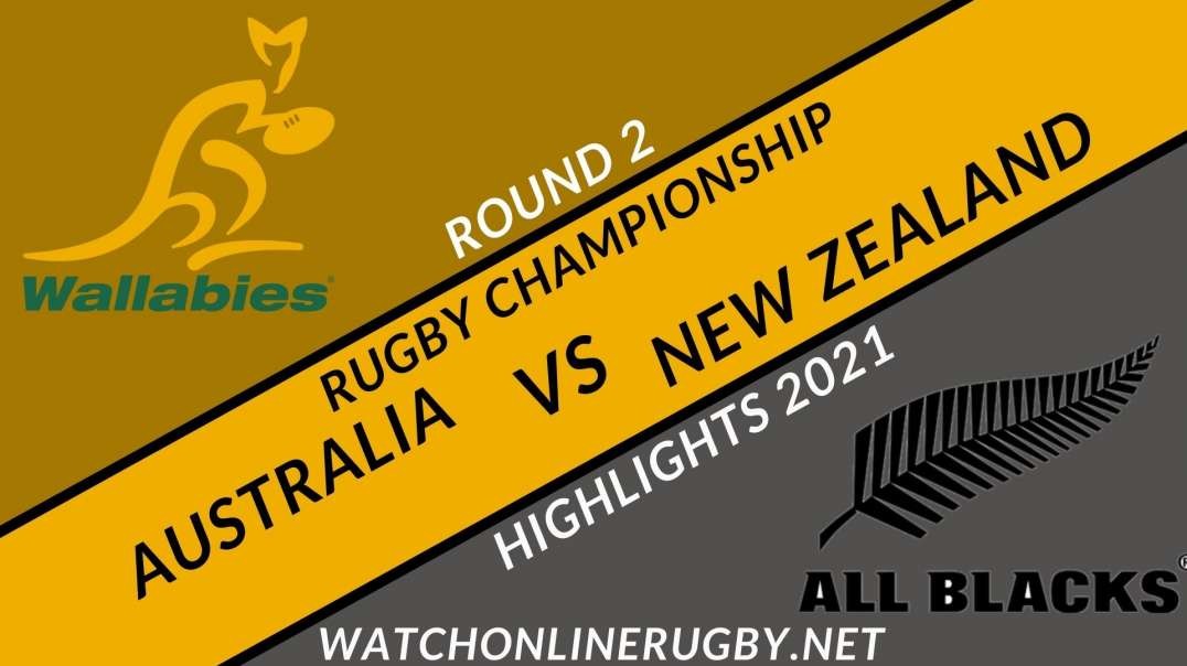 Australia vs New Zealand RD 2 Highlights 2021 Rugby Championship