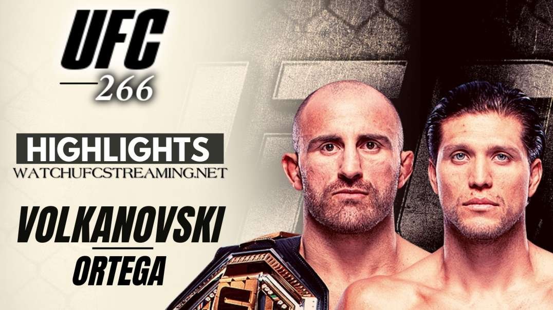 UFC 266 | Volkanovski vs Ortega Highlights 2021