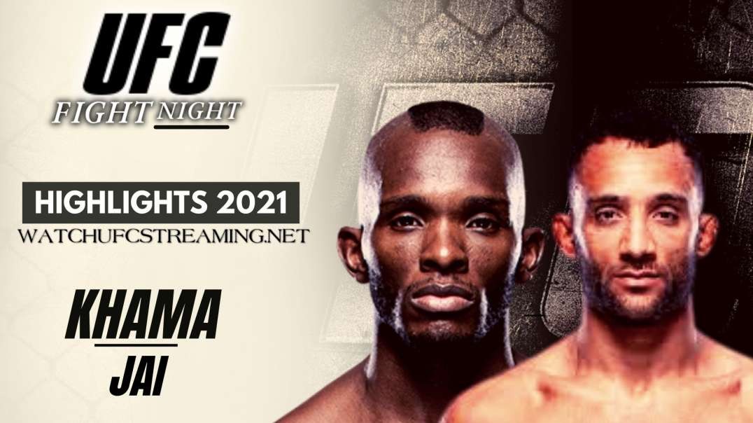 UFC | Khama vs Jai Highlights 2021