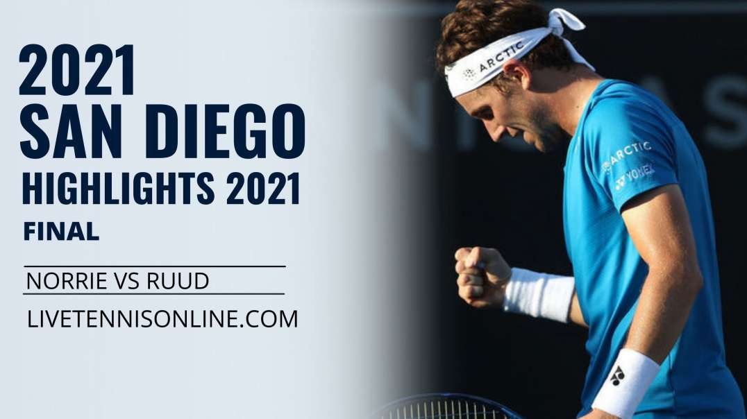 C. Norrie vs C. Ruud Final Highlights 2021 | San Diego Open