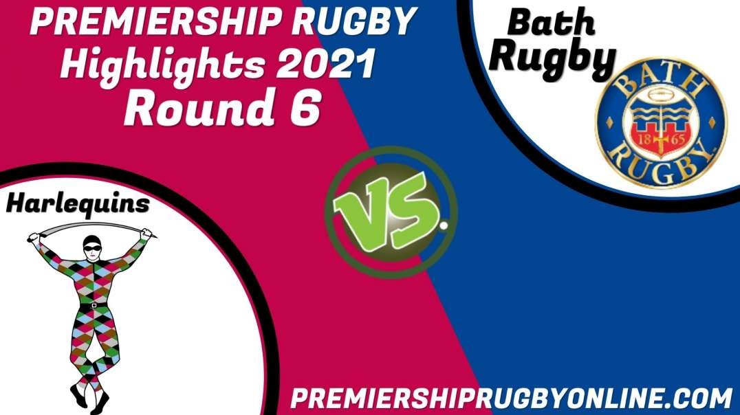 Harlequins vs Bath Rugby RD 6 Highlights 2021 Premiership Rugby