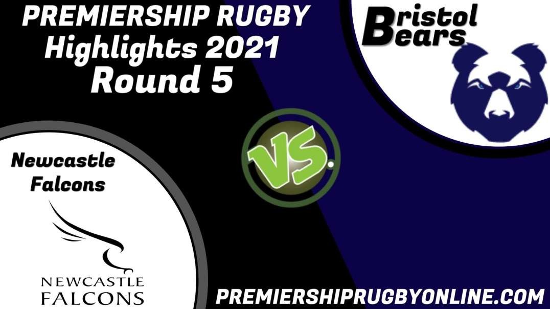 Newcastle Falcons vs Bristol Bears RD 5 Highlights 2021 Premiership Rugby
