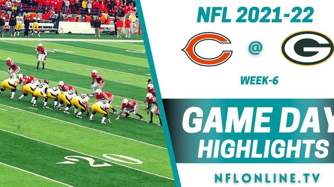 Chicago Bears @ Green Bay Packers Highlights 2021 - NFL - Week 6