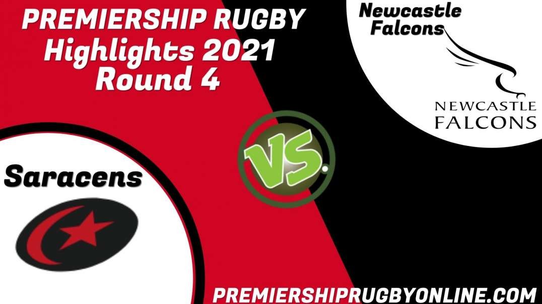 Saracens vs Newcastle Falcons RD 4 Highlights 2021 Premiership Rugby