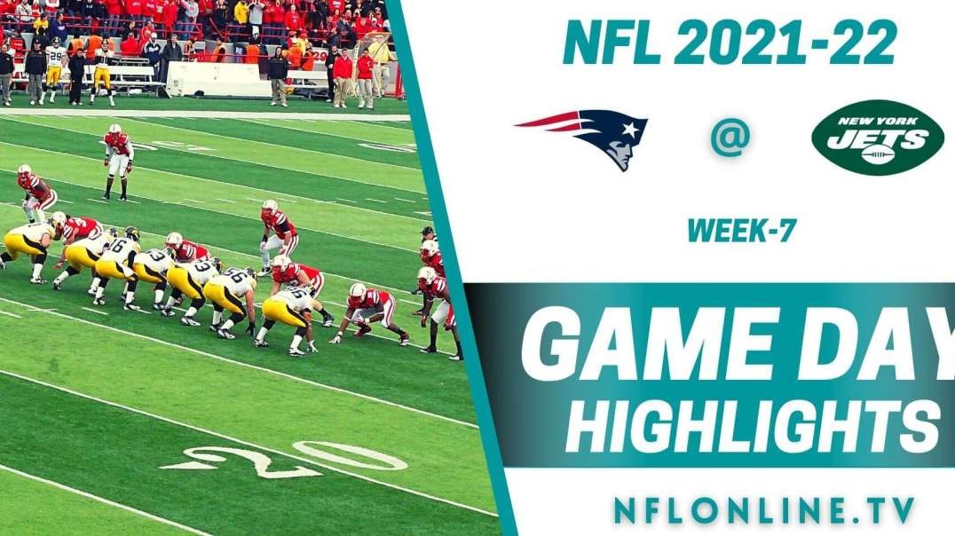 New England Patriots @ New York Jets Highlights 2021 - NFL - Week 7