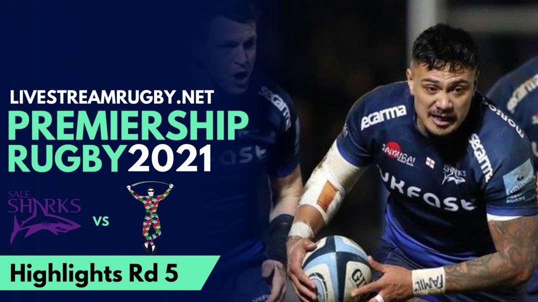 Sale Sharks vs Harlequins Highlights 2021 | Rd 5 Premiership Rugby