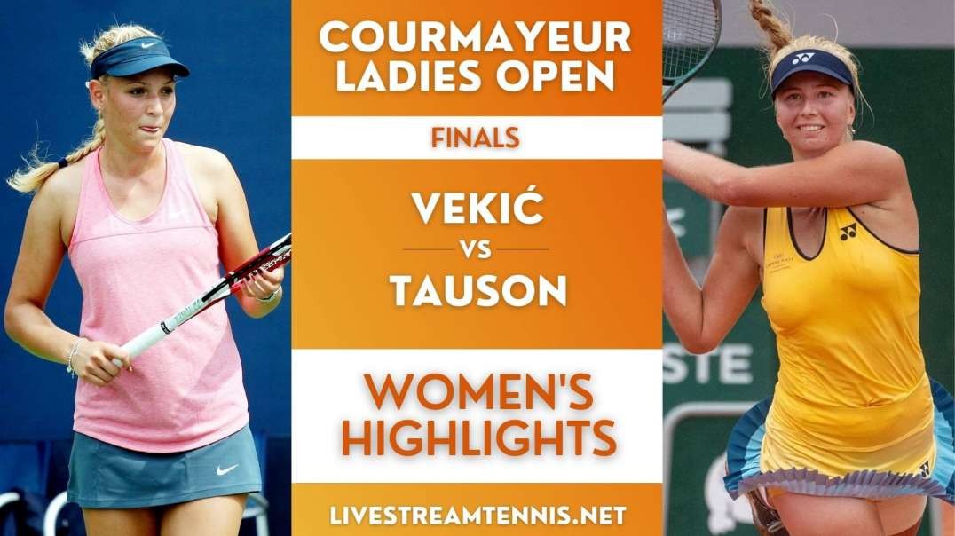 Courmayeur Ladies WTA Final Highlights 2021