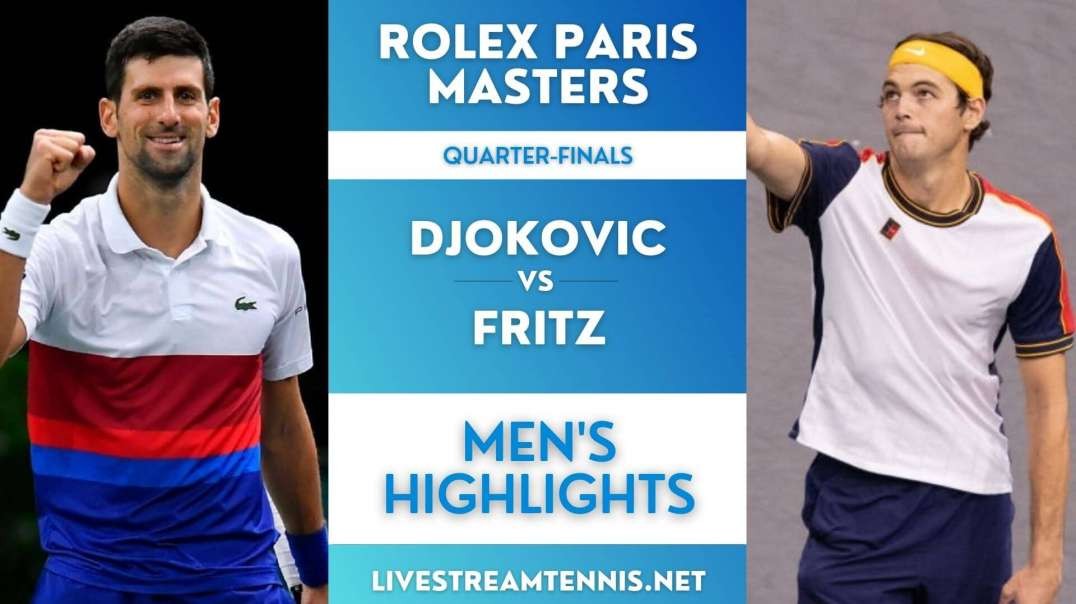 Paris Masters ATP Quarter-Final 2 Highlights 2021