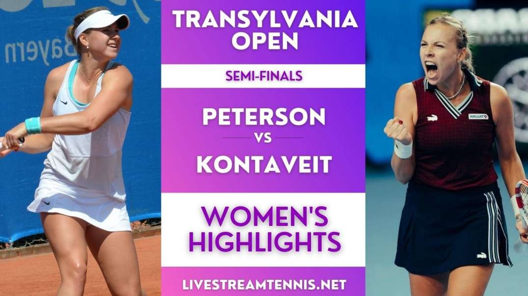 Transylvania Open WTA Semi-Final 2 Highlights 2021