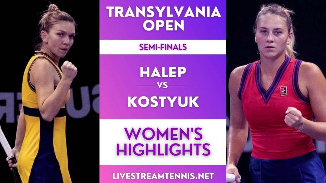 Transylvania Open WTA Semi-Final 1 Highlights 2021