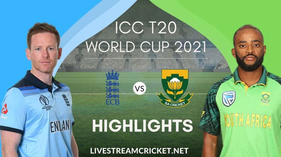 England Vs South Africa T20 WC Highlights 2021