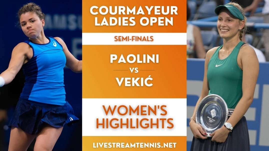 Courmayeur Ladies WTA Semi-Final 1 Highlights 2021