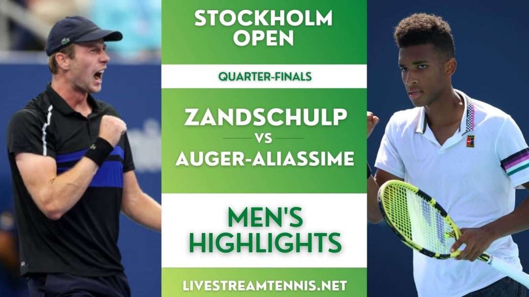 Stockholm Open ATP Quarter-Final 2 Highlights 2021