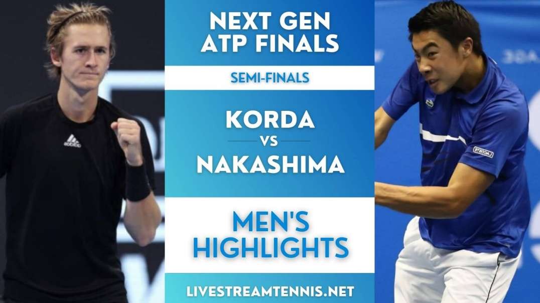 Next Gen ATP Semi-Final 1 Highlights 2021