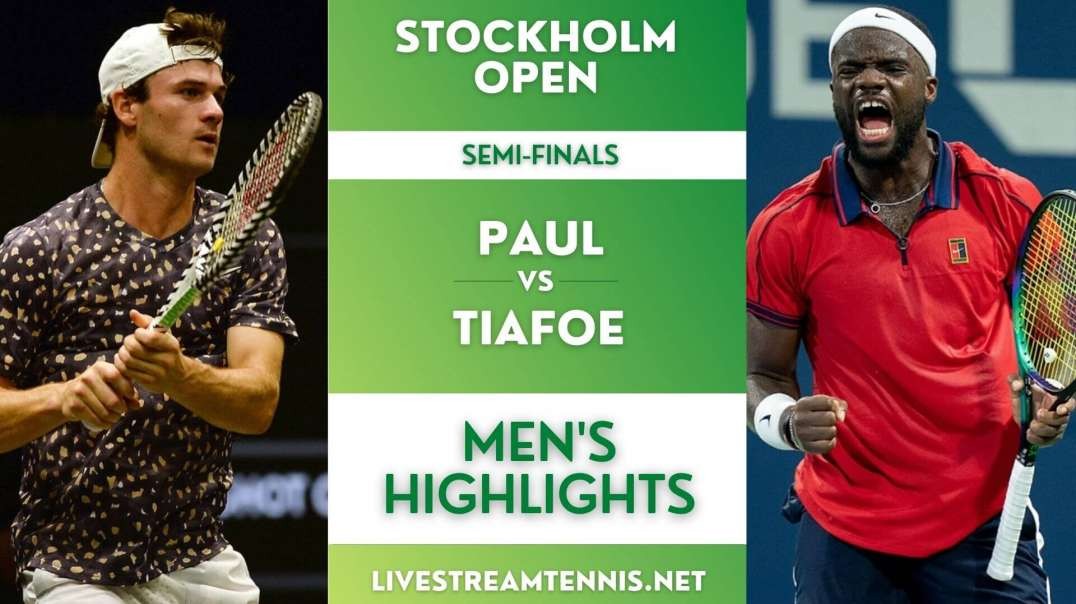 Stockholm Open ATP Semi-Final 1 Highlights 2021