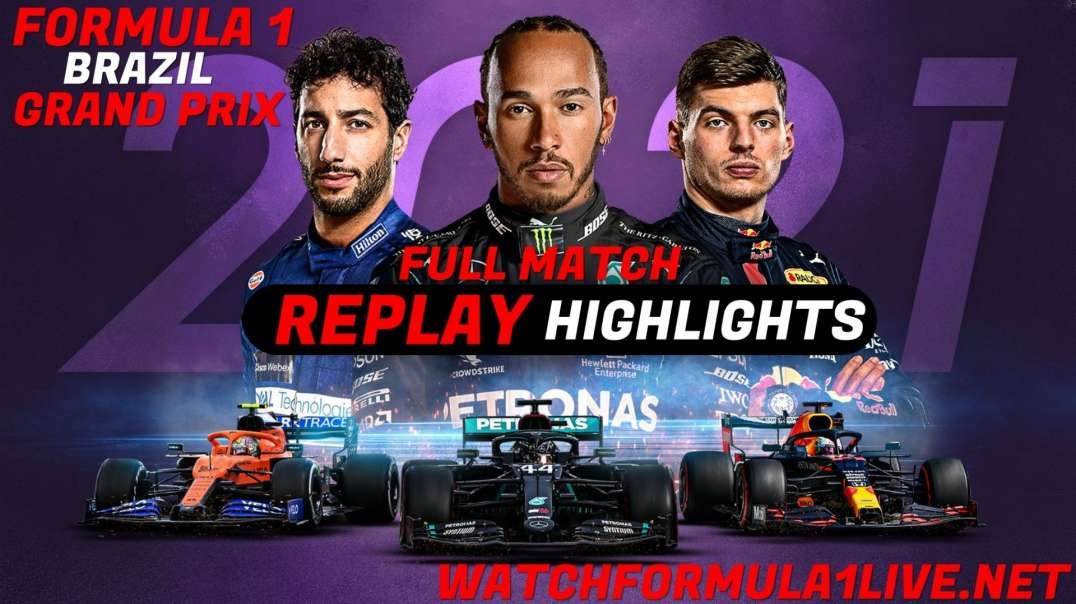 F1 Brazil Grand Prix Highlights 2021