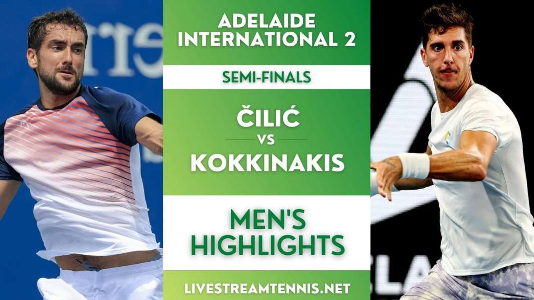 Adelaide 2 ATP Semi-Final 1 Highlights 2022