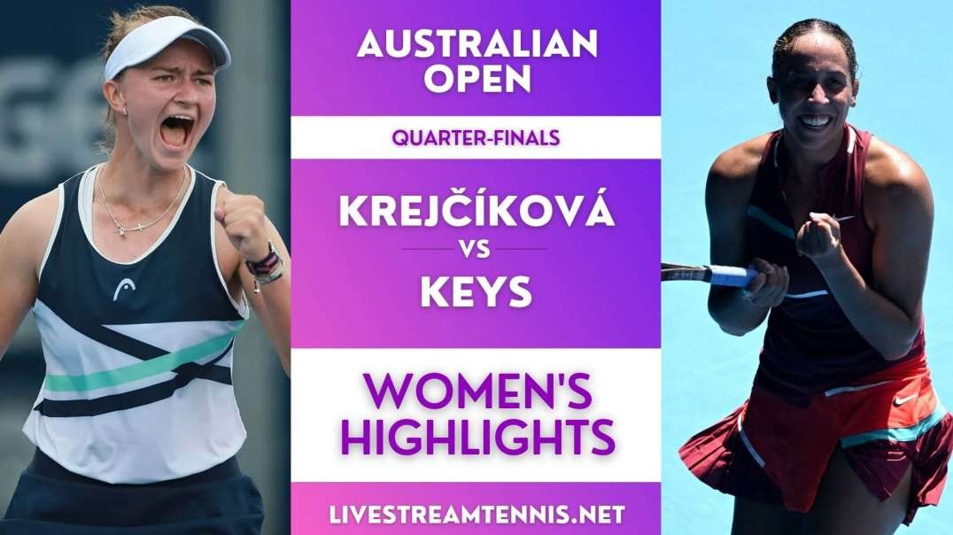 Australian Open WTA Quarterfinal 1 Highlights 2022 | Women Singles