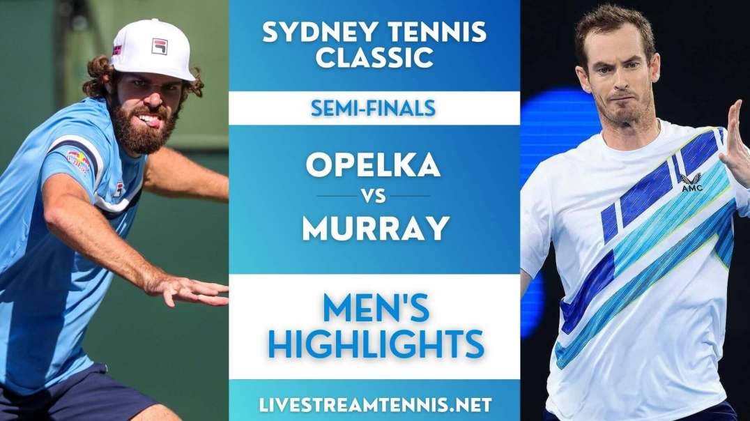 Sydney Classic ATP Semi-Final 2 Highlights 2022