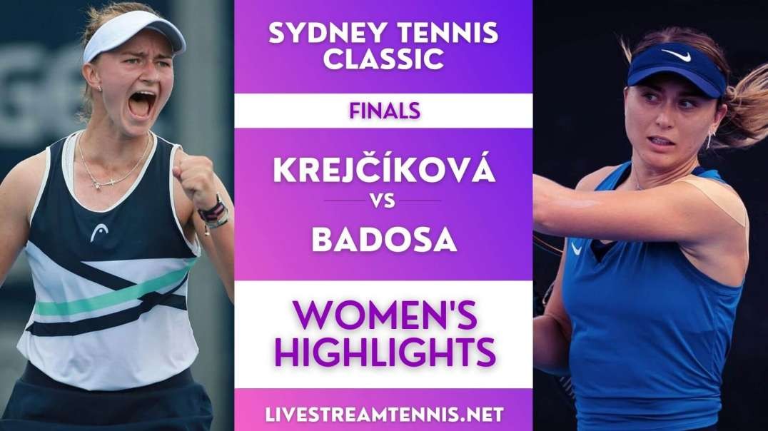 Sydney Classic WTA Final Highlights 2022