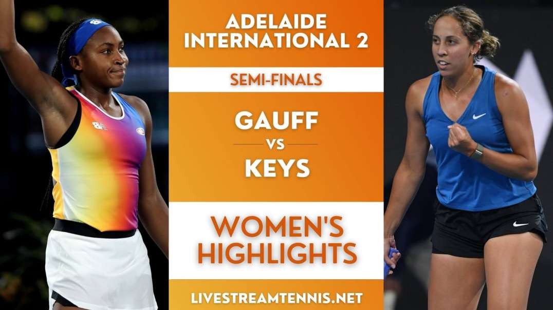 Adelaide 2 WTA Semi-Final Highlights 2022