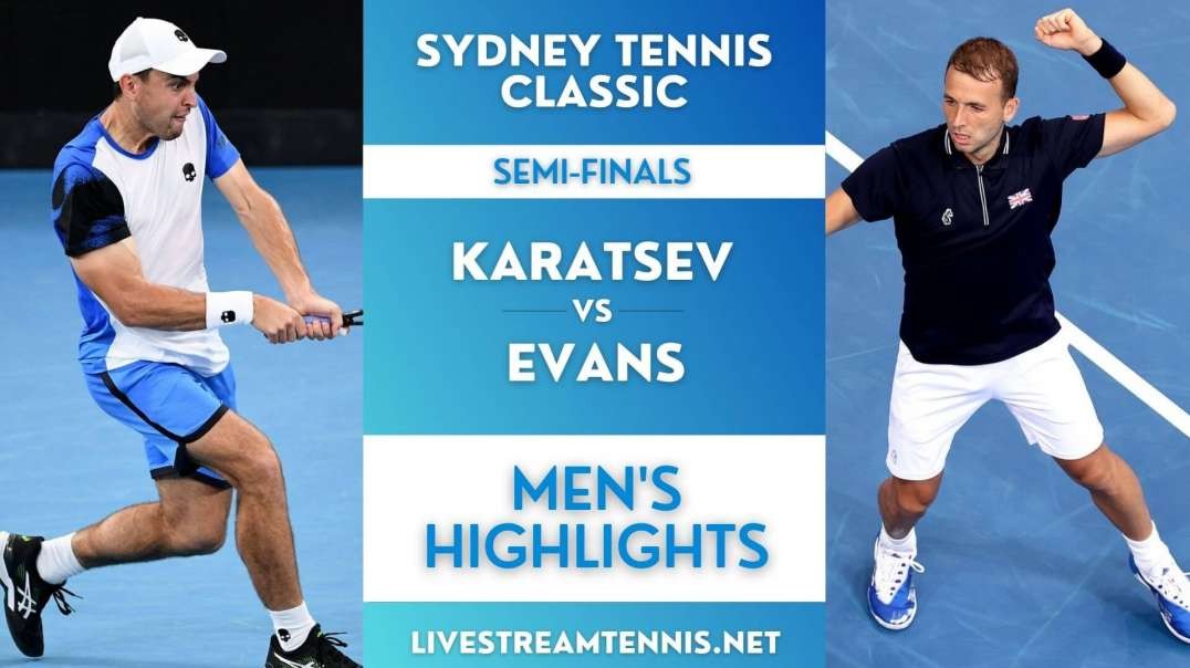 Sydney Classic ATP Semi-Final 1 Highlights 2022