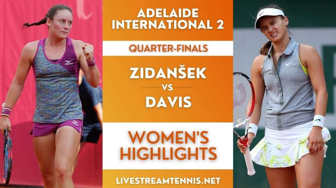 Adelaide 2 WTA Quarter-Final 2 Highlights 2022