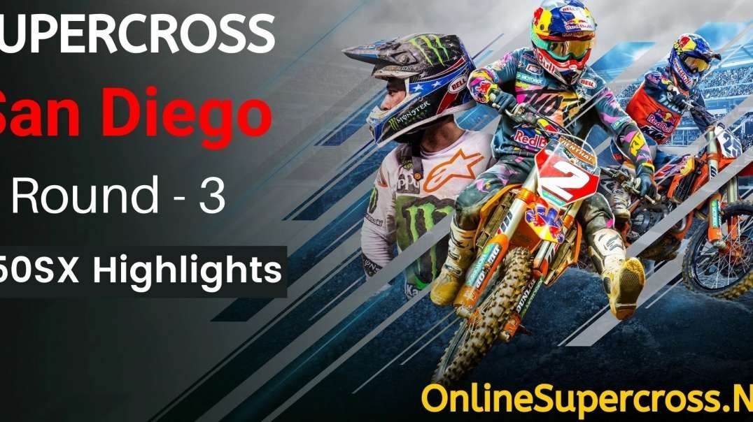 San Diego Round 3 Supercross 450SX Highlights 2022
