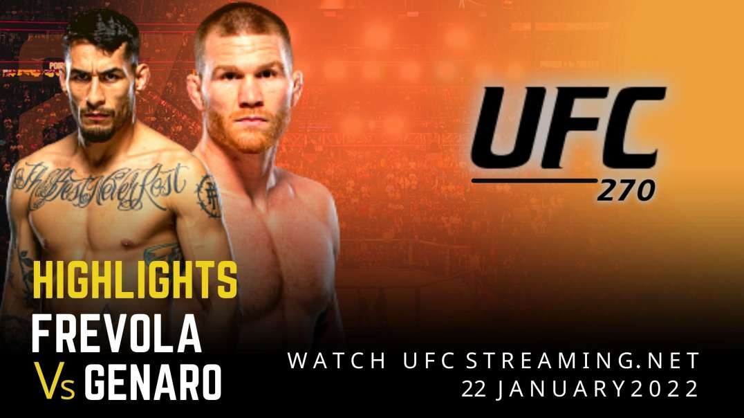 UFC 270 | Frevola vs Genaro Highlights 2022