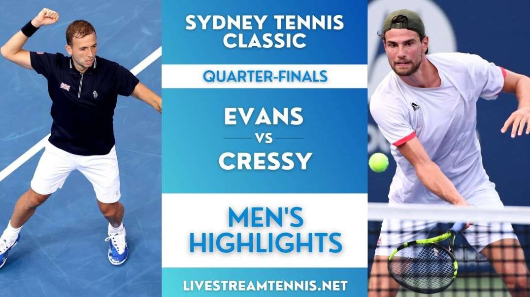 Sydney Classic ATP Quarter-Final 1 Highlights 2022