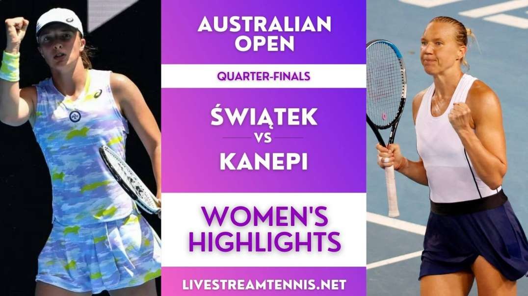 Australian Open WTA Quarterfinal 4 Highlights 2022 | Women Singles