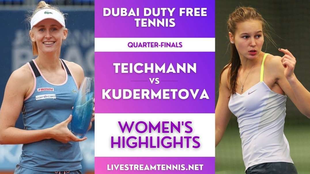 Dubai Tennis Championship WTA Quarter-Final 3 Highlights 2022