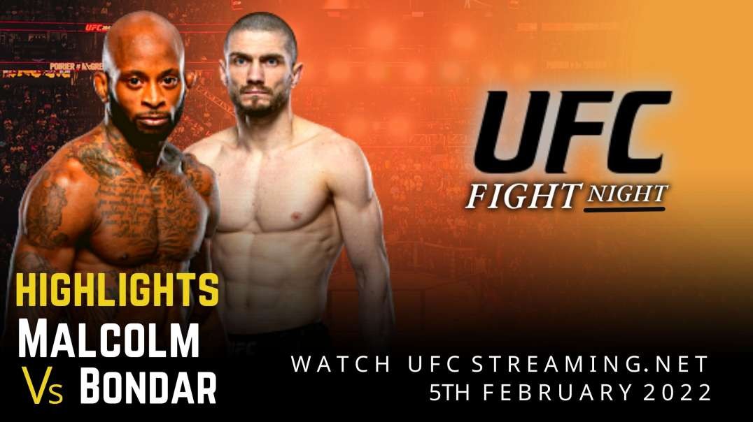 UFC Fight Night | Malcolm vs Bondar Highlights 2022