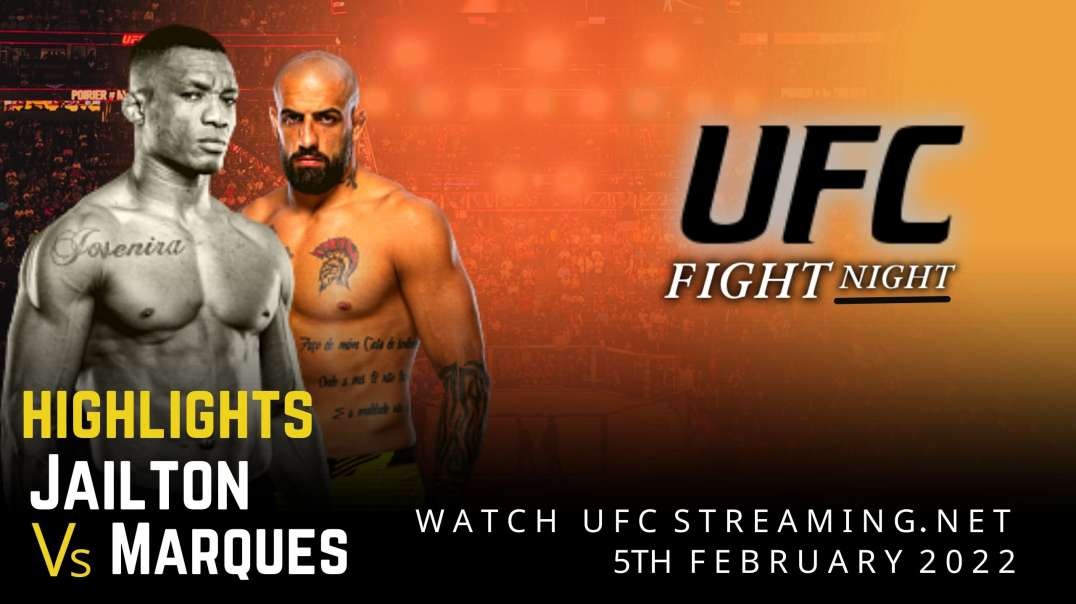 UFC Fight Night | Jailton vs Marques Highlights 2022