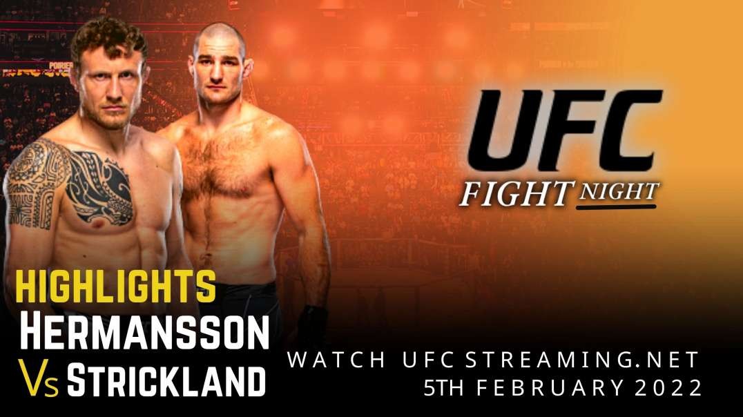 UFC Fight Night | Hermansson vs Strickland Highlights 2022