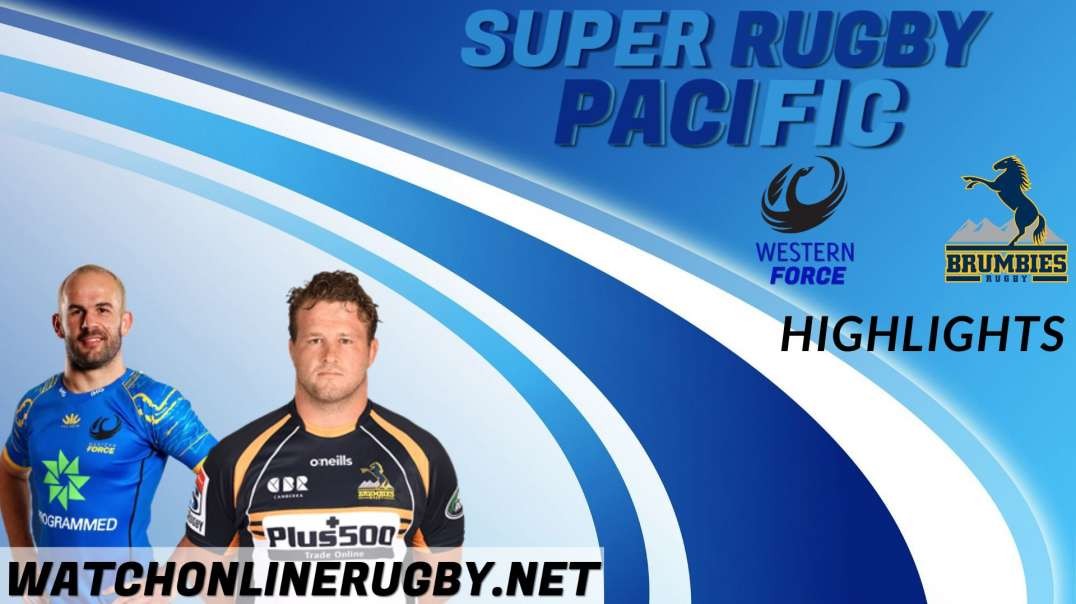 Brumbies vs Western Force RD 1 Highlights 2022 Super Rugby Pacific