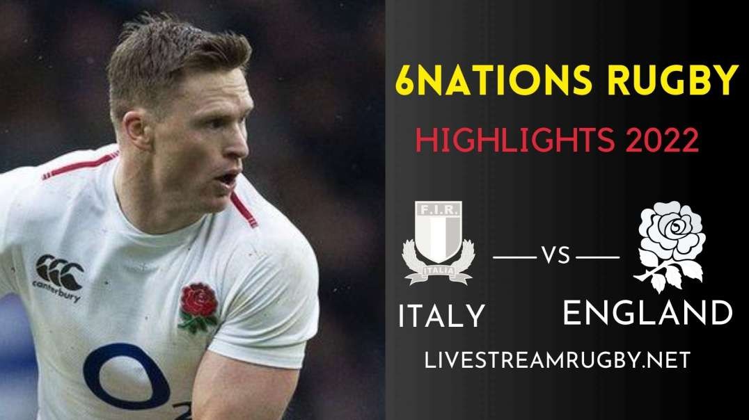 Italy vs England Highlights Rd 2 | Six Nations Rugby