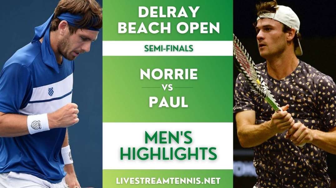 Delray Beach Open ATP Semi-Final 2 Highlights 2022