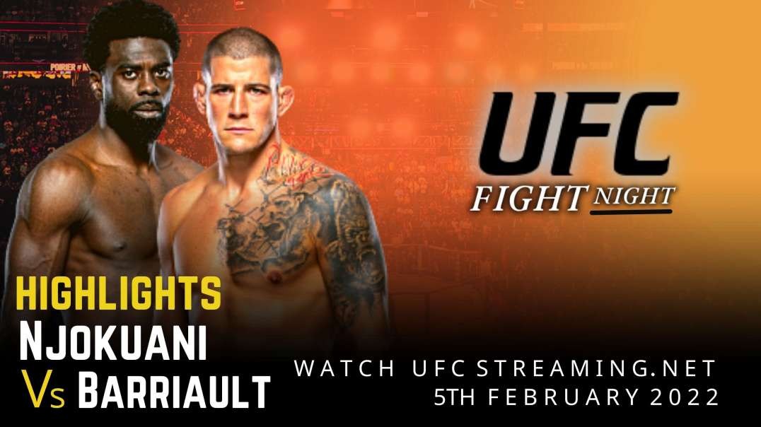 UFC Fight Night | Njokunai vs Barriault Highlights 2022