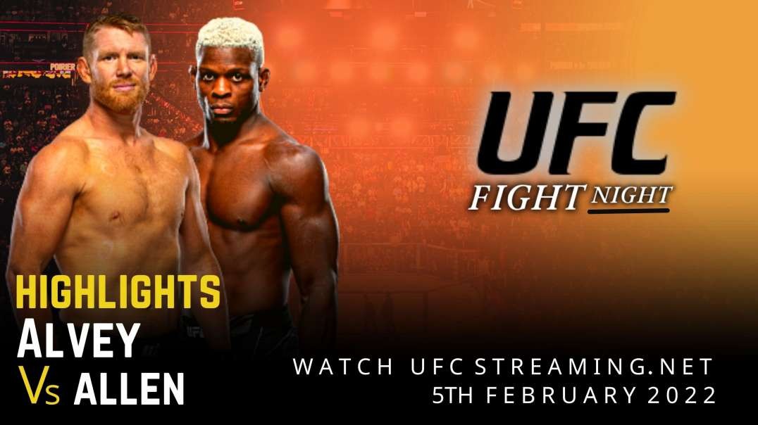 UFC Fight Night | Alvey vs Brendan Allen