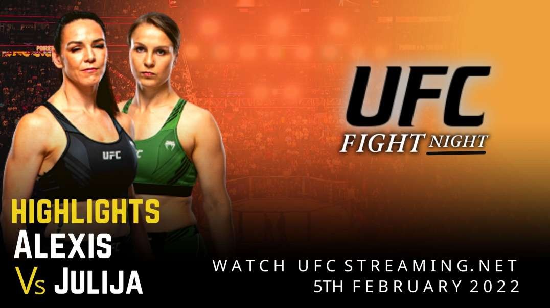 UFC Fight Night | Alexis vs Julija Highlights 2022