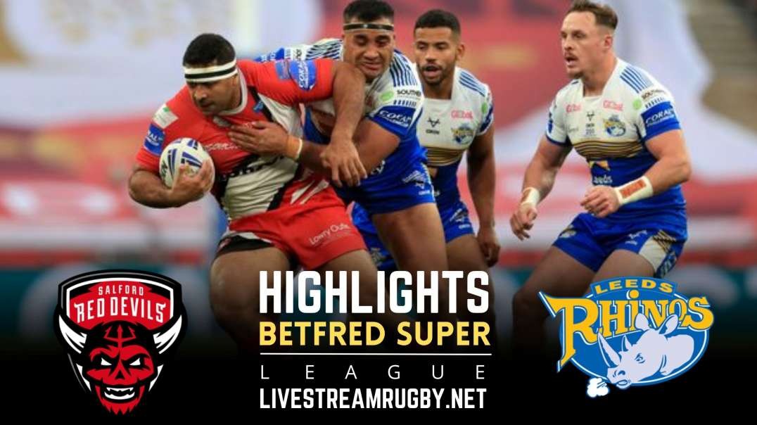 Red Devils vs Leeds Rhinos Highlights 2022 | Betfred Super League